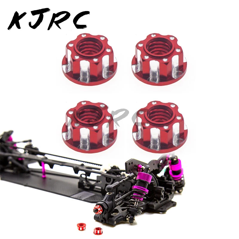 

4PCS Metal 4mm M4 Wheel Lock Nuts for 1/10 drift RC Car Crawler TRX-4 TRX6 Axial SCX10 90046 AXI03007 Redcat MST