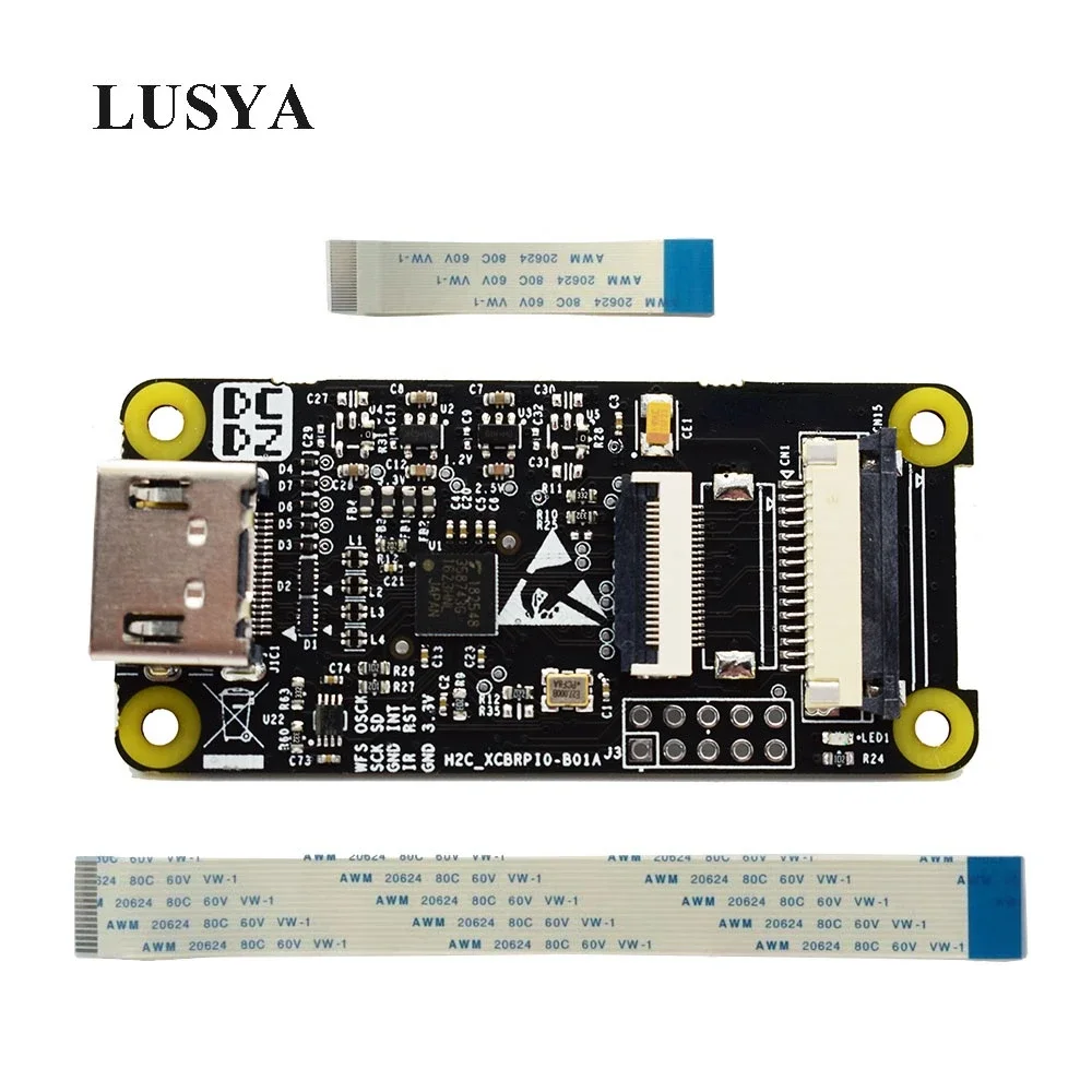 Lusya HDMI-compatible Adapter Board Standard Interface To CSI-2 TC358743XBG For Raspberry Pi 4B 3B 3B+ Zero W