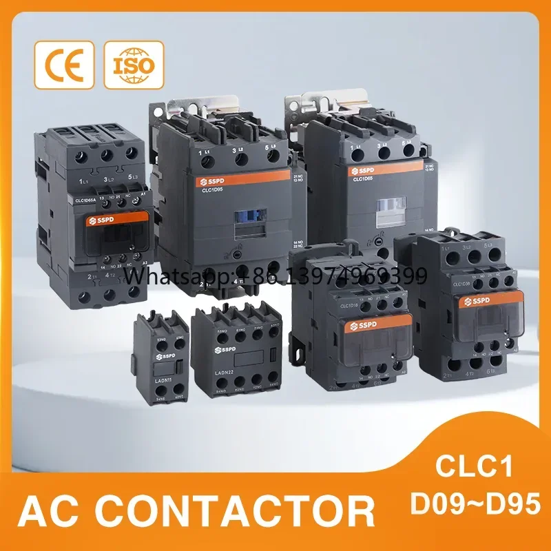 SSPD AC CONTACTOR CLC1-D80 110V 220V 380V Black AC CONTACTOR
