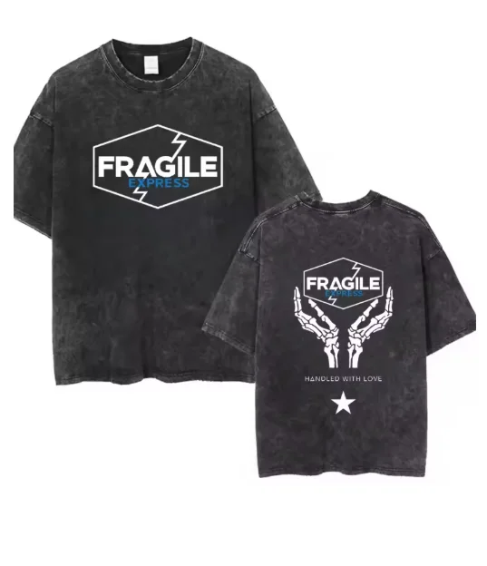 

The Lightweight Short-sleeved Round-neck Cotton T-shirt with 3D Decoration for The Ateez 2025 TheTWorld Tour in South Korea