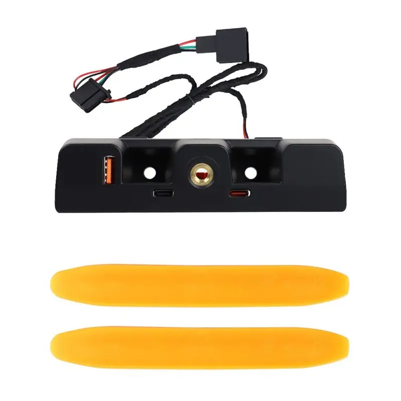 Dashboard USB Expansion Dock For Ford Bronco 2021-2024 Accessories 3 Ports Charging Station With 1USB A, 2USB C-ABQF