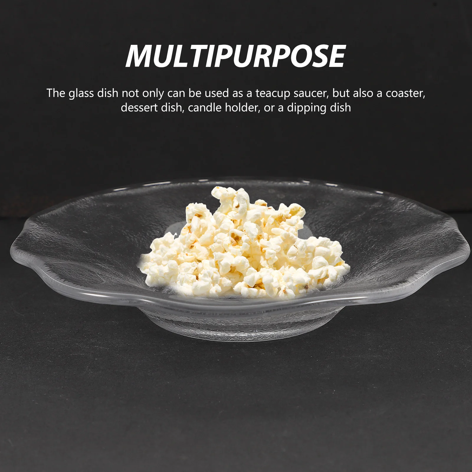 

4Pcs Glass Tea Cup Mats Multipurpose Glass Coasters Heat Insulation Cup Pads for Home Office Dining Tables Decorative Teacup