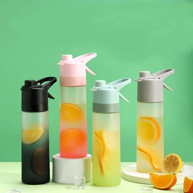 Hot 650ml Summer Outdoor Sport Water Bottles BPA Free Portable Gym Anti-fall Leak-proof Large Capacity Fitness Kettle