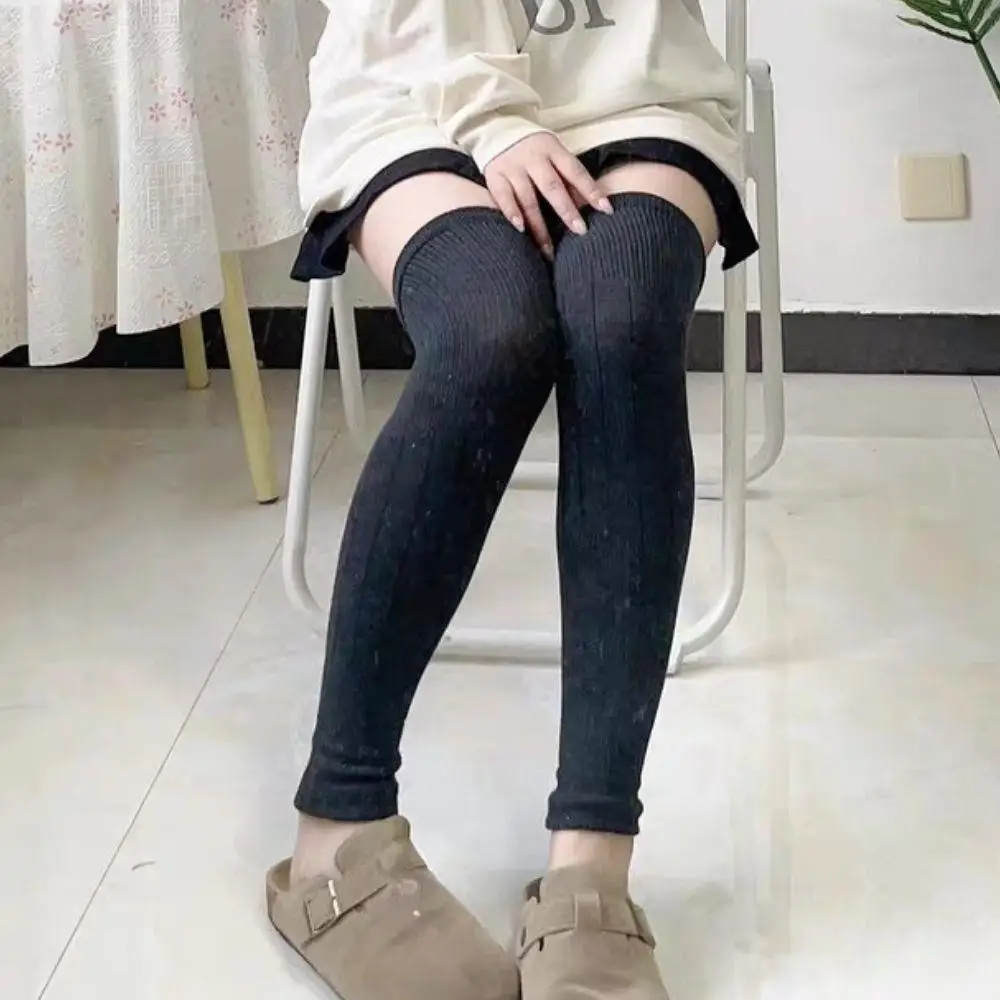 1 زوج الشتاء دعامة الركبة تدفئة الساق الحرارية جوارب السيقان الركبة Coldproof الدافئة منصات الركبة النساء الرجال الركبة حامي سميكة الركبة أدفأ