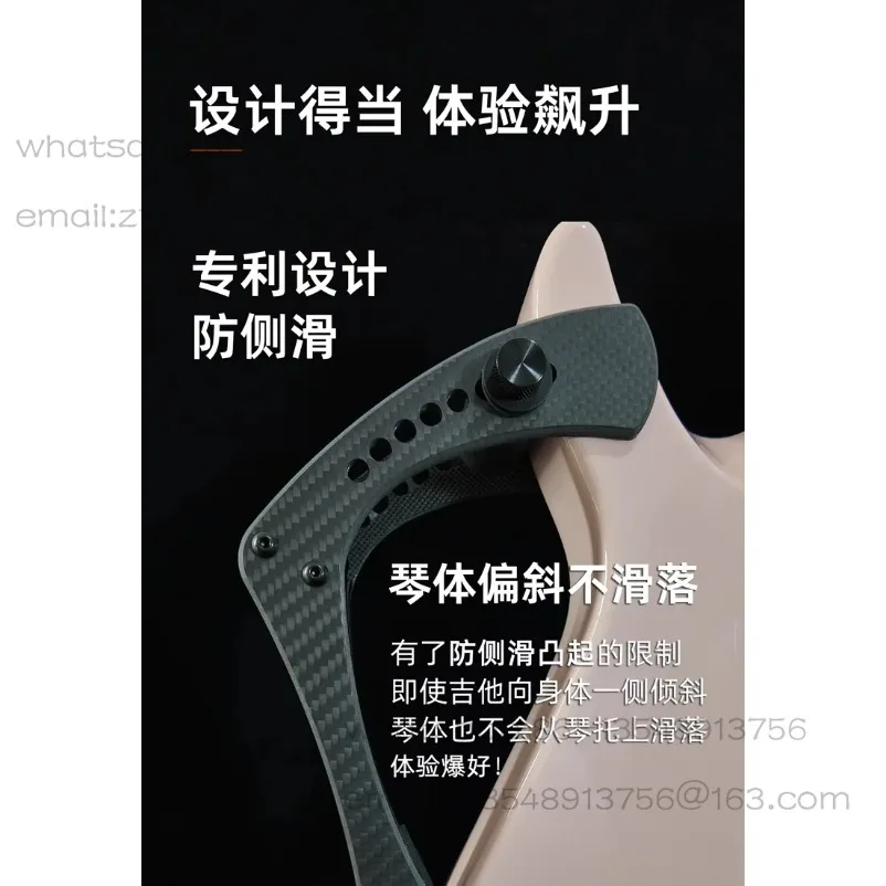Electric Guitar Support Electric Guitar Leg Support Bakelite Universal Guitar Playing Stand Acrylic Carbon Fiber