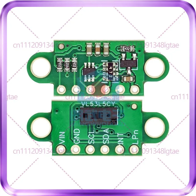 VL53L5X V2 TOF Wide Field of View Time-of-Flight Multi-Region Laser Ranging Sensor Module VL53L5CX