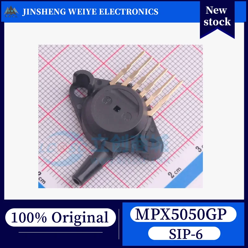 

(1/2 piece) 100% New MPX5050GP SIP6 Industrial Grade Gauge Pressure Sensor, In Stock, Original Chipset