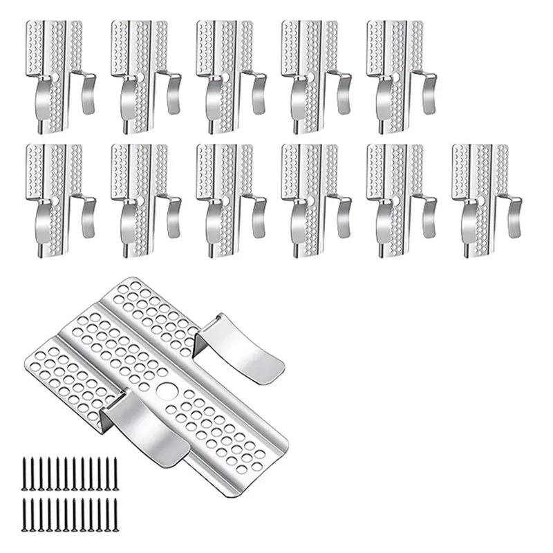 

LLCS-12 Pack Drywall Repair Clips With Screws,Wall Patch Clips For 1/2 Inch Wall Repair