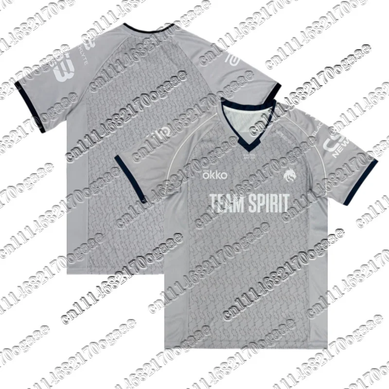 Men Y2K Oversized Short Sleeve Team Spirit E‑Sports Jersey Quick Dry Mesh Athletic Top Gamer Fan Sportswear Daily Casual Wear