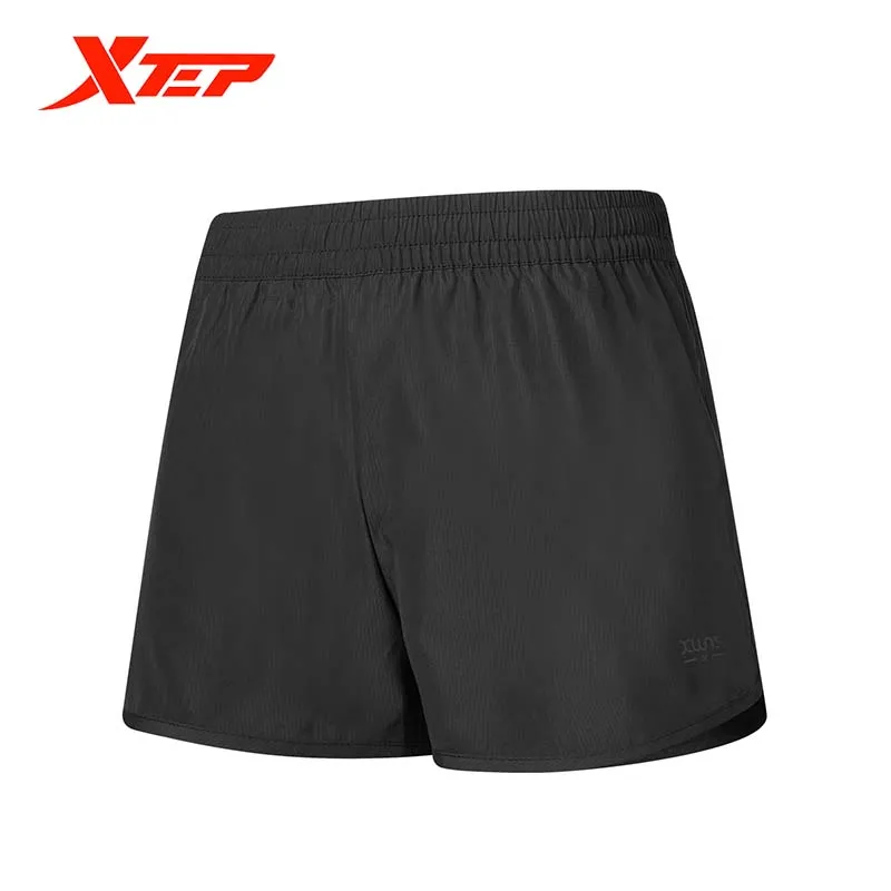 Xtep Women Running Shorts Sunmmer Fashion Solid Color Sport Short Women Breathable Pants 878228240229