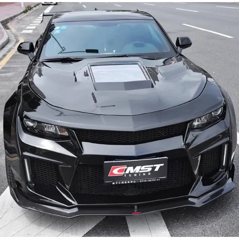 

Factory Hot Selling CMST Style Wide Body Kit for Camaro Carbon Front Bumper Rear Diffuser Spoiler Fender Hood-Peect Fit New Bod