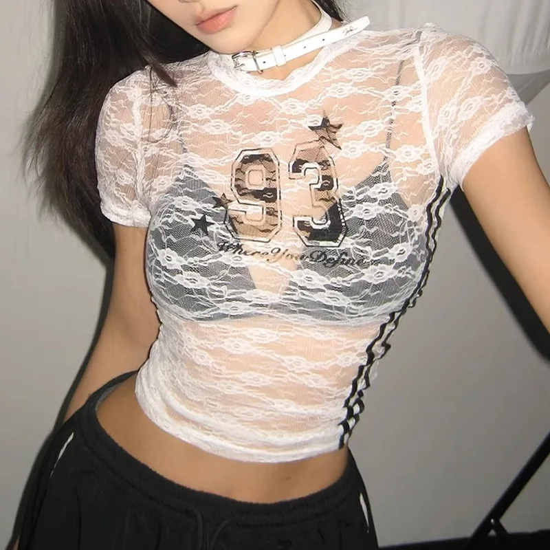 

Pure Desire Sle Spicy Girl Lace Perspective ort Sved Slim Fit Summer Ciwalk orts No Brand Registered Trademark