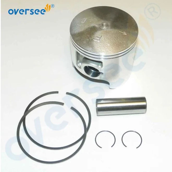 Oversee Piston Set For Yamaha 650cc All Models 2 Cylinder 6M6-11631-00-93 6M6-11631-00-95 6M6-11631-01-93 6M6-11601-00 STD 77mm