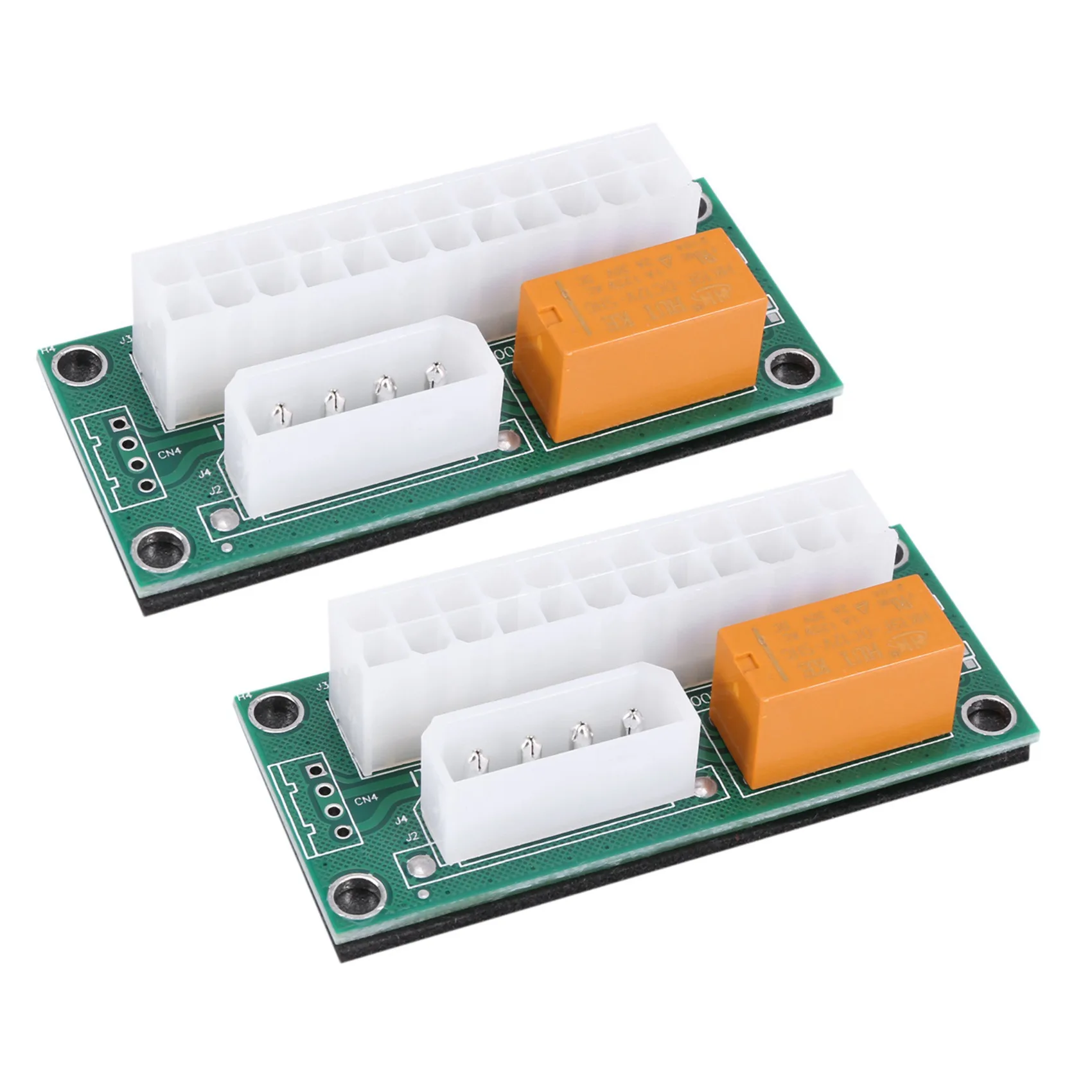 Superior-4 Pack Dual PSU Multiple Power Supply Adapter,Add2psu ATX 24 Pin To Molex 4Pin Connector For BTC Miner