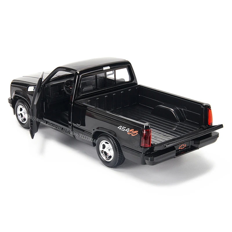 Maisto 1:24 New style 1993 454 SS Pick-up Black Highly-detailed die-cast precision model car Model collection gift