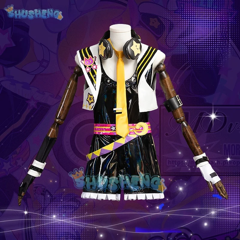 Muse Dash Len and Rin cosplay  costumes Project Mirai Sekai Stage Magical Concert Show New Halloween Full Set