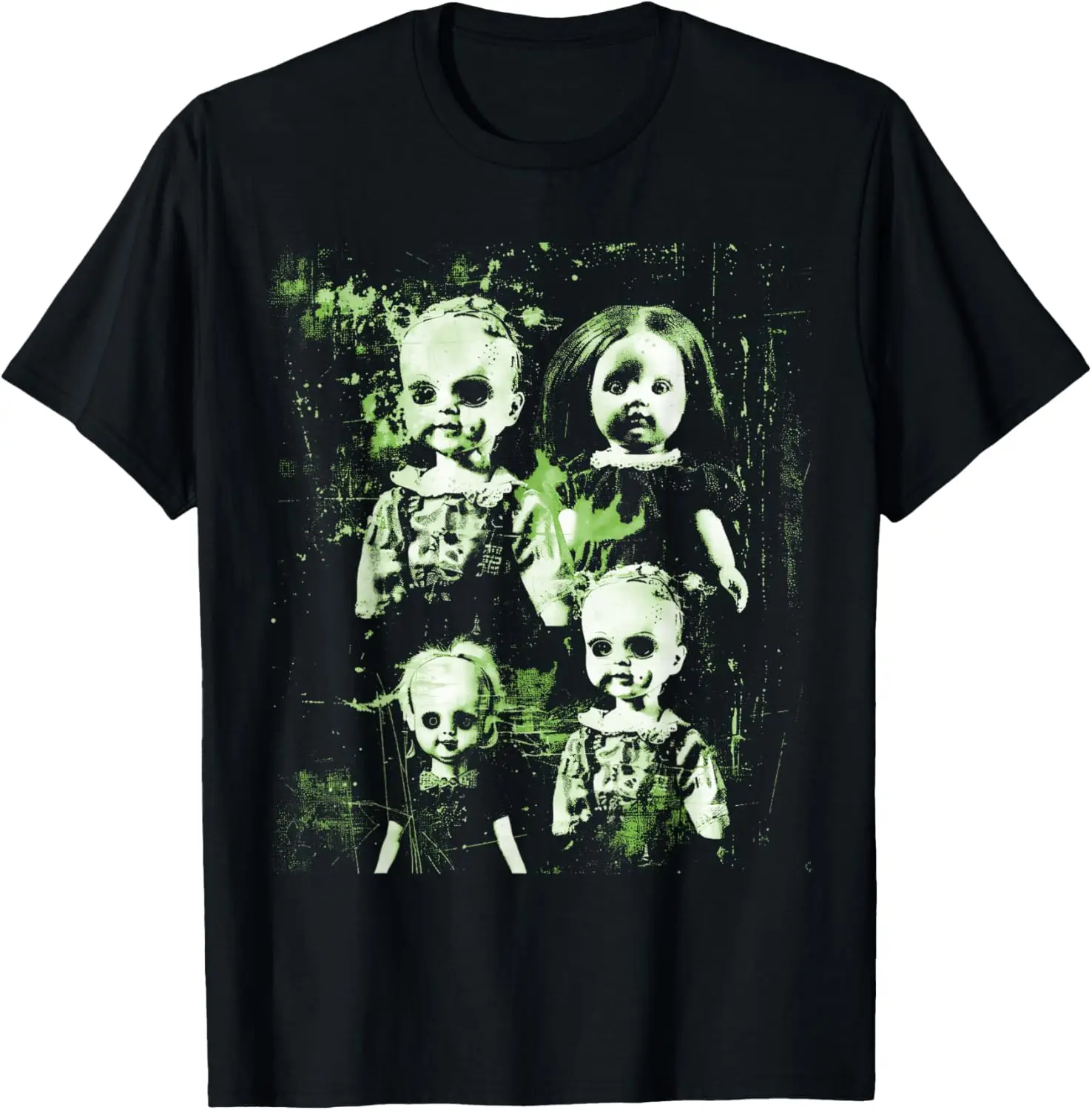 Horror Doll Creepy Cute Haunted Toy Pastel Goth Alt Scary T-Shirt