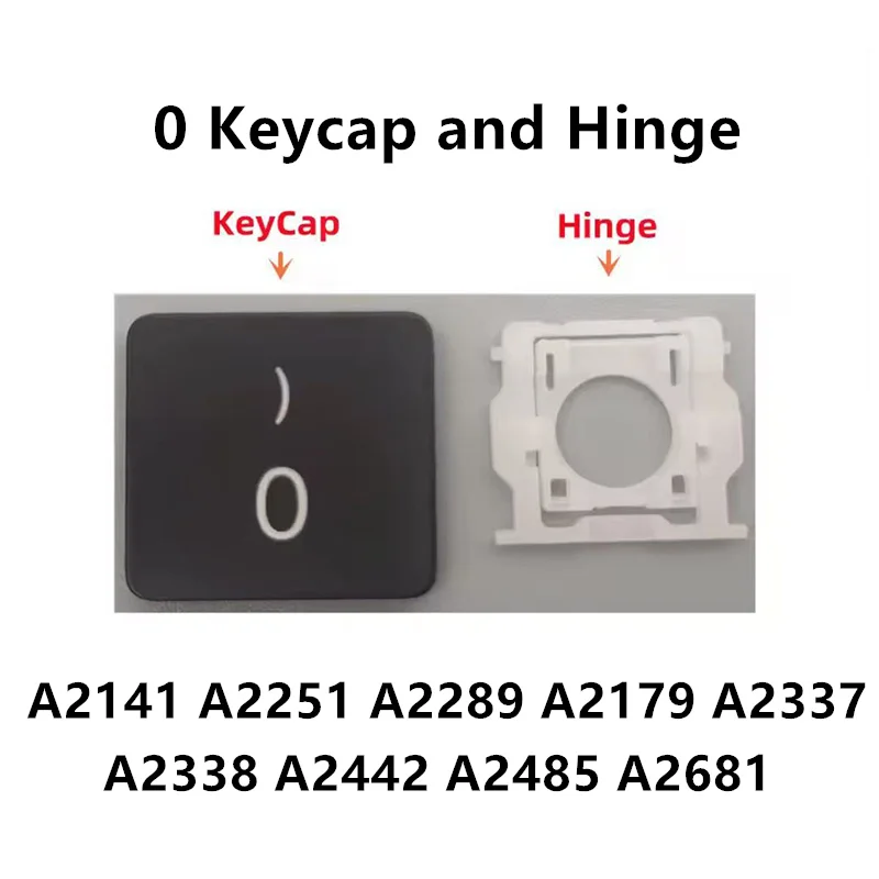 

Запасные индивидуальные колпачки клавиш и шарниры (0 клавиш) для MacBook Pro/Air моделей A2141, A2251, A2179, A2289, A2337, A2338, A2442, A2485, A2681