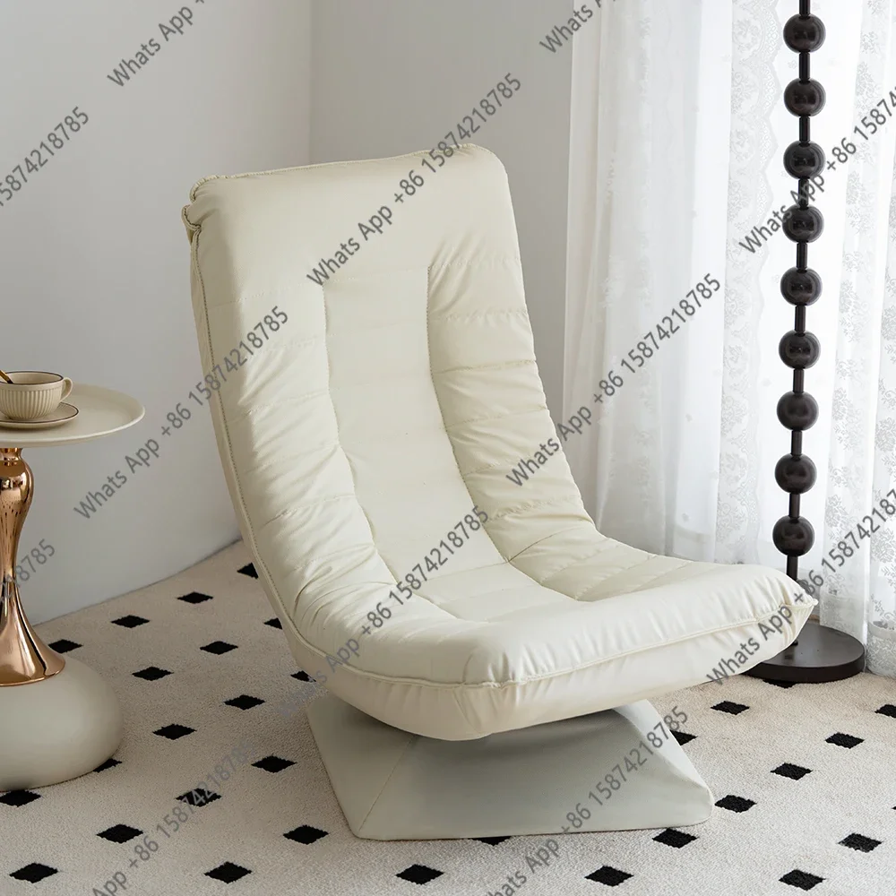 C68 Rotating Lounge Chair For Adults And Children - 360-Degree Swivel Seating - Cushioned Banana Chair