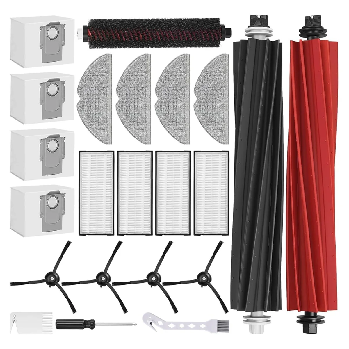 

A76Z For S8 Pro Ultra Robot Vacuum Dual Main Brush Side Brush Hepa Filter Mop Cloths Spare Parts
