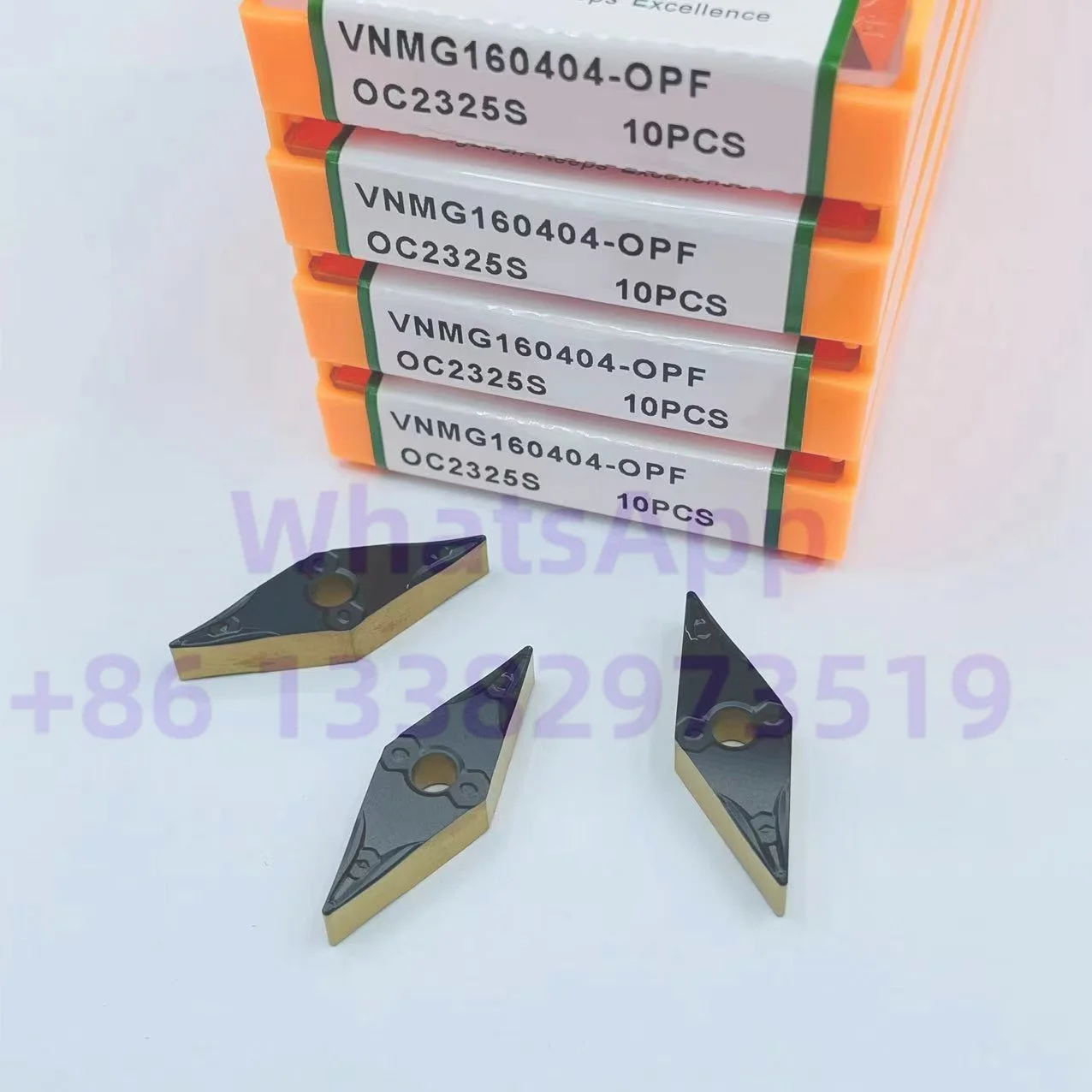 Inserções do carboneto de VNMG, VNMG160404, VNMG160408, VNMG160412, OP1215, OP1315, OC2125, OC2325S