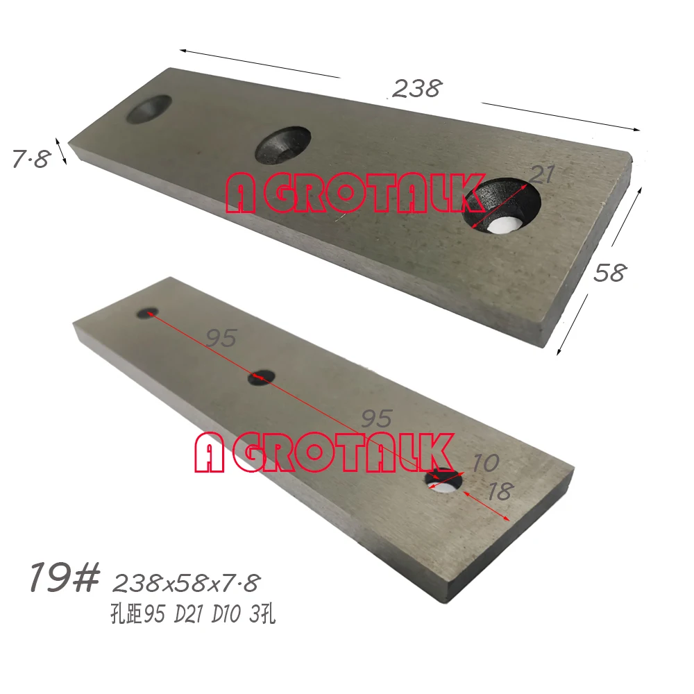 Wood chipper blade , please check the dimensions when start to make the order, have more choices