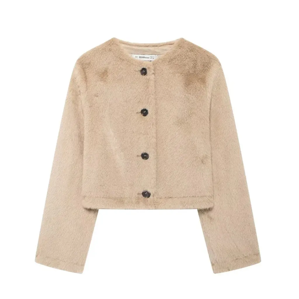 

Women's Artificial Fur Short Jacket Autumn Fashion New D 6175831