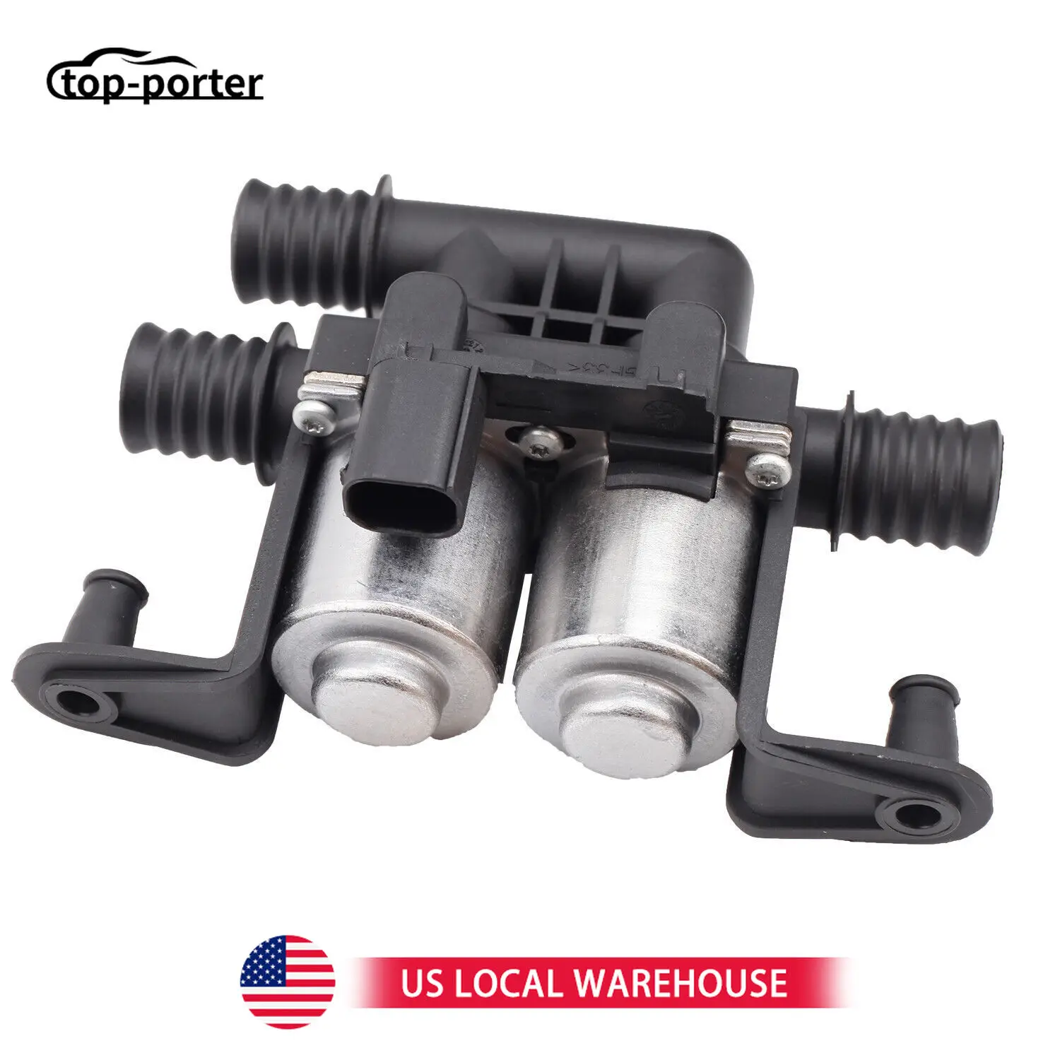 

1147412166 Водяной клапан управления нагревателем 64116910544 для BMW E53 E70 E71 X5 X6 2003-2017 черный