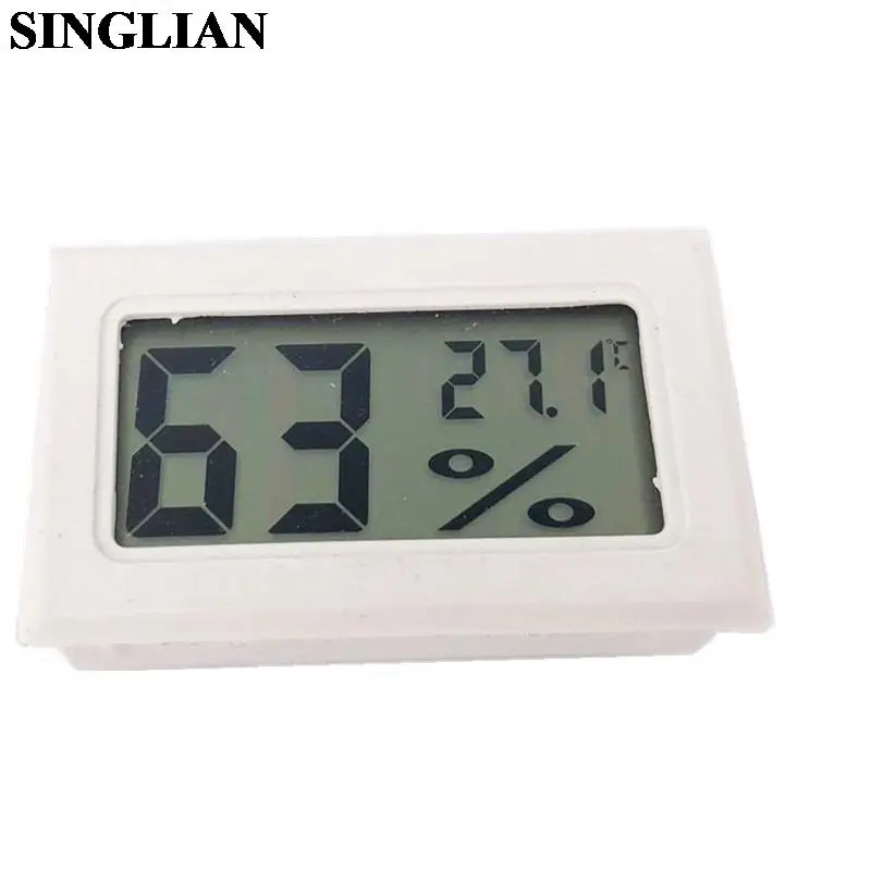 Mini LCD Digital Display Thermohygrometer Embedded Thermometer Hygrometer Temperature Sensor Humidity Meter Gauge Instruments