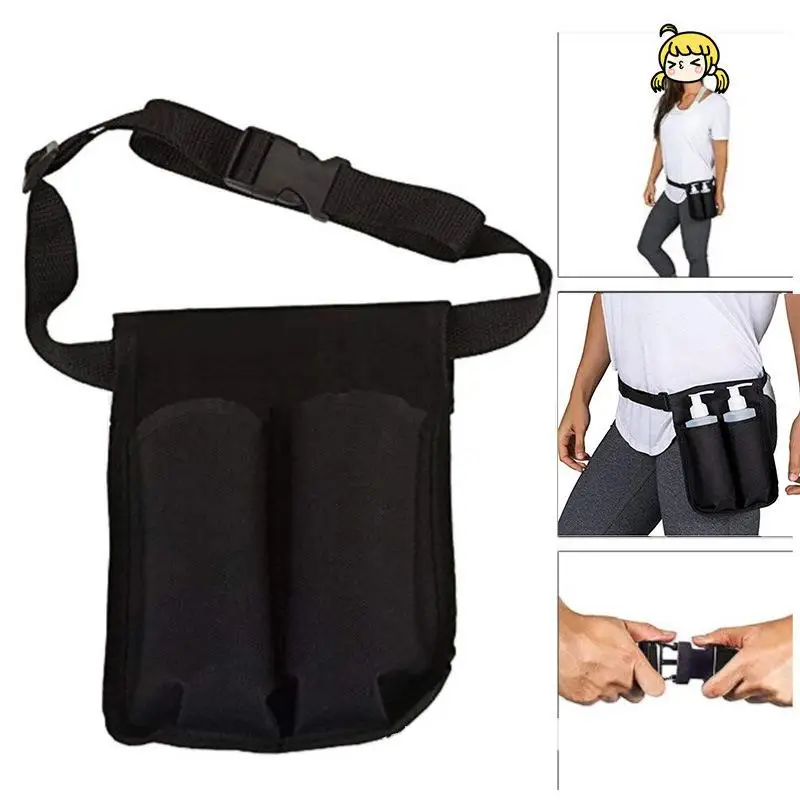 

Single/Double Massage Bottle Holster Plastic Buckle Massage Oil Waist Holster Portable For Perfumers For Physical Therapists