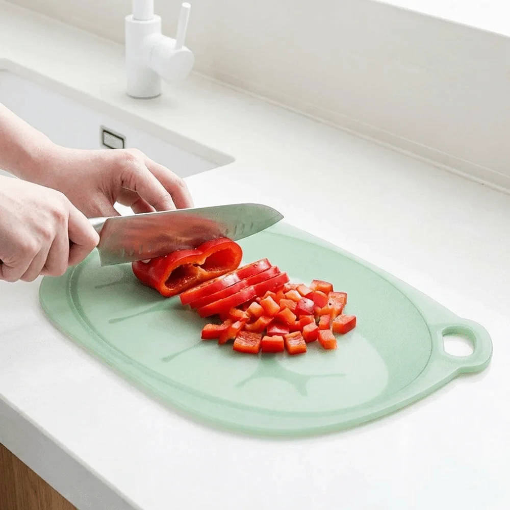 Odor-Resistant Food-Grade Cutting Board Cartoon Hanging Anti-Mold Cutting Board Soft Anti-slip Cutting Block Mat