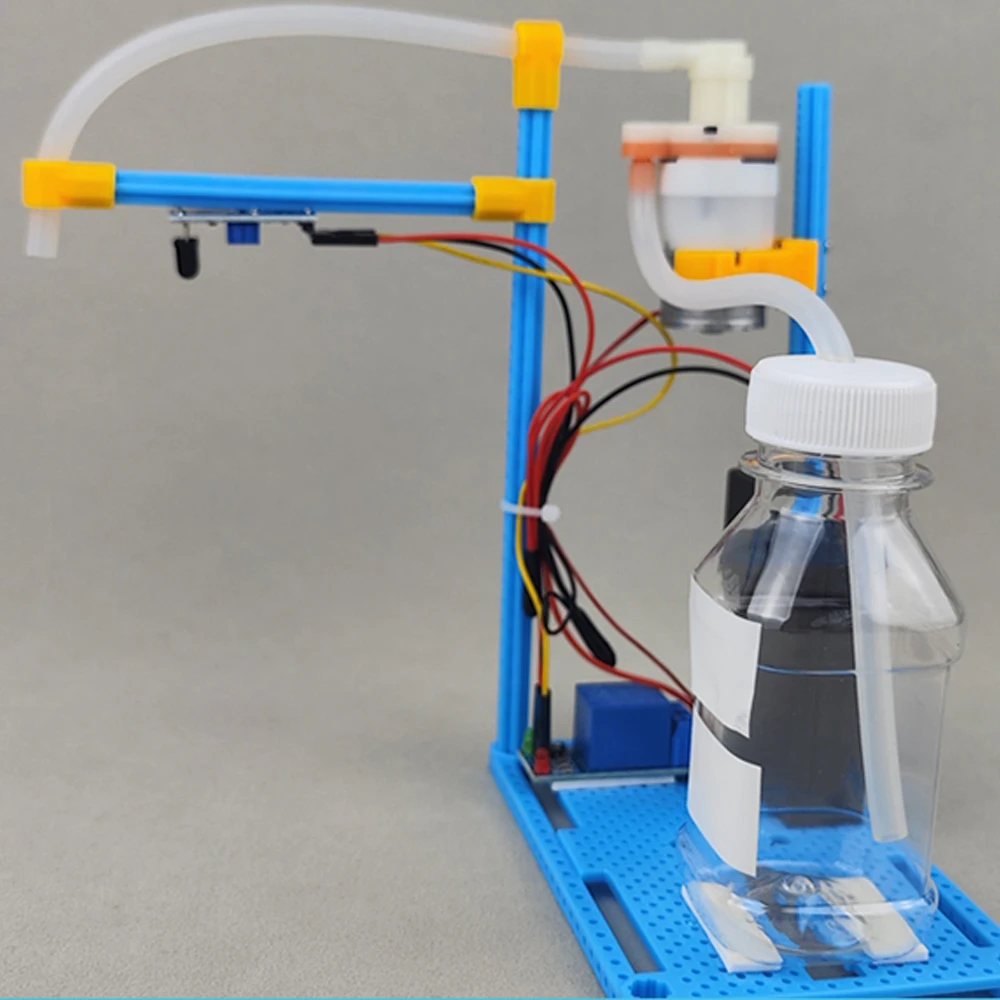 Máquina de limpieza automática de líquidos para niños, juguete científico, tecnología, Kit de rompecabezas de física, juguetes educativos para niños, juguete de aprendizaje