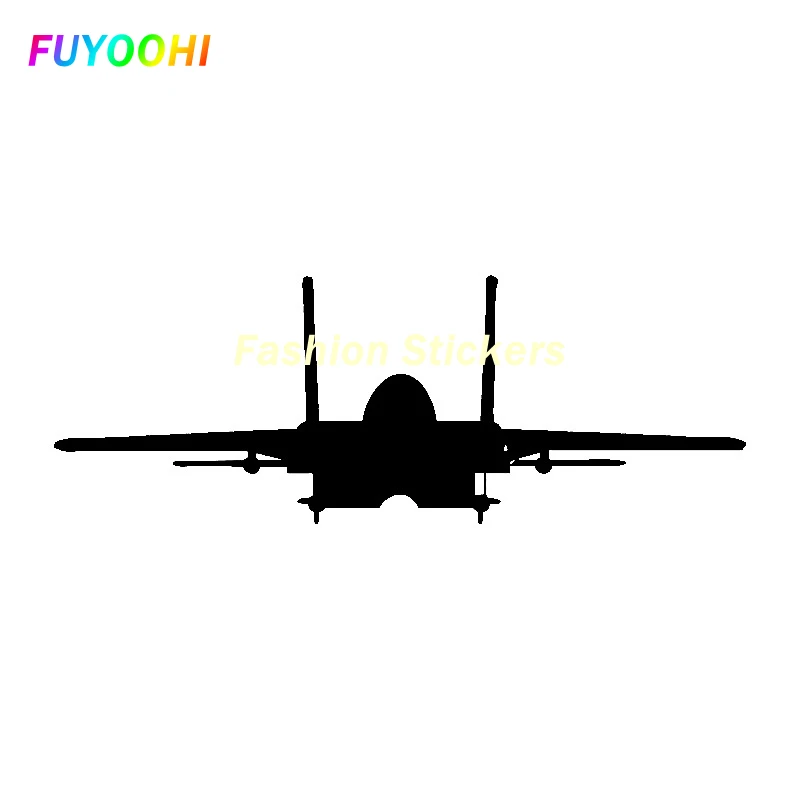 FUYOOHI Exterior/Protection Fashion Stickers Neat and Beautiful Flying Plane Jet Aircraft Exclusive Vinyl Car Sticker PVC Decal
