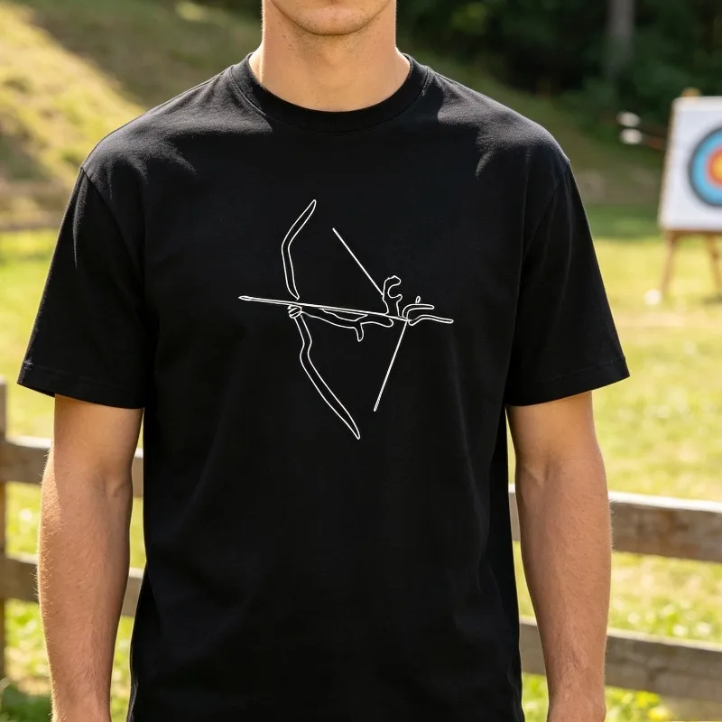 Graphic Streetwear Short Sleeve Father Day's T-shirt Funny Archery Sport Protect Arrow Bow Hunting T Shirts Men