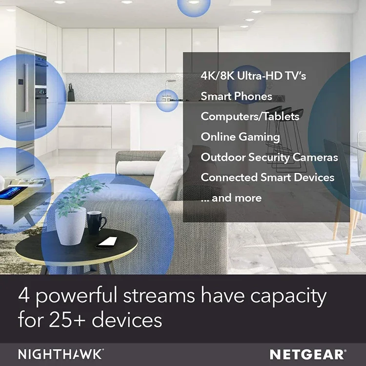 NETGEAR Arrival Whole Home Mesh WiFi 6 System (MK62) AX1800 Router with 1 Satellite Extender