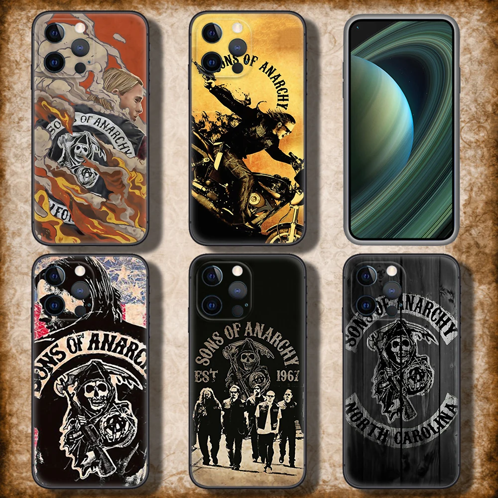 P290 sons of anarchy Soft Silicone Case for Samsung S9 Plus S10 S10E S20 Fe Lite S21 S22 S23 S30 Ultra