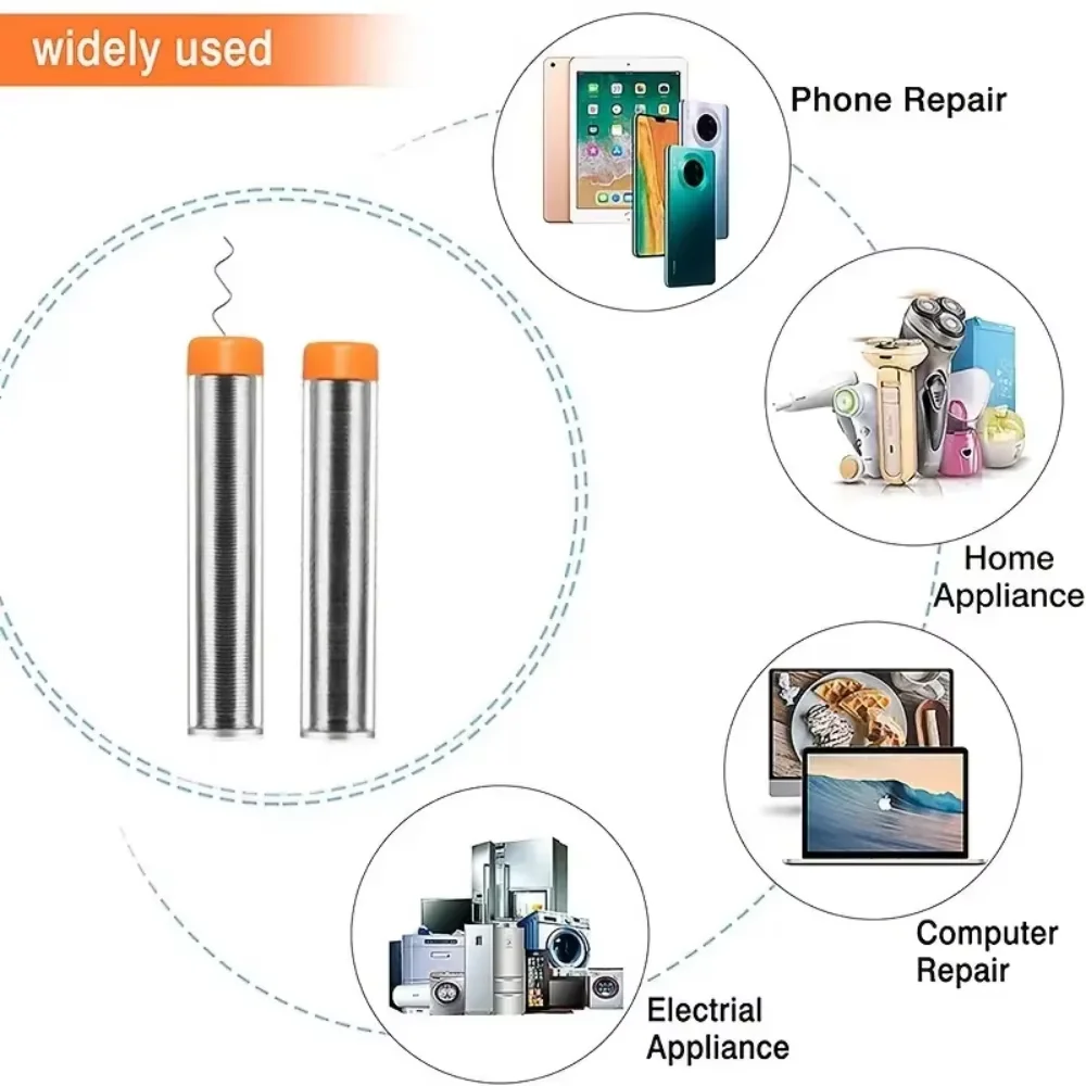 5pcs Solder Wire With Flux Rosin Core Tin Lead Line for Home DIY Welding and Mobile Phone Instrument Repair