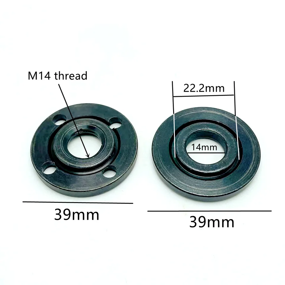 Winkelschleifer Adapter Pressplatten Set, 125 auf 100 Typ Umrüstsatz mit innerer Außenflanschmutter, 16 mm 20 mm Trennscheibe kompatibel, 2 Stück Winkelschleifer Adapter Pressplatten Set, 125 auf 100 Typ Umrüstsatz mit innerer Außenflanschmutter, 16 mm 20 mm Trennscheibe kompatibel, 2 Stück
