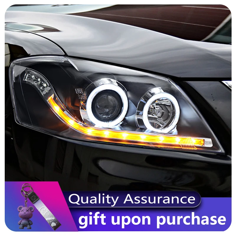 

Car Styling For Toyota Camry 2009-2011 Front Lamp DRL Headlight Turn Signal Highlight Dynamic LED Projector Len Auto Accessories