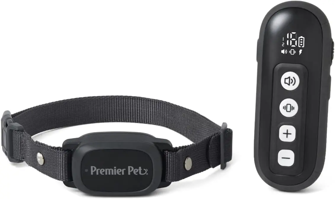 

Rechargeable Waterproof Dog Training Collar with Remote, 3 Modes (Tone/Vibration/Static), 16 Levels, 1000ft Range