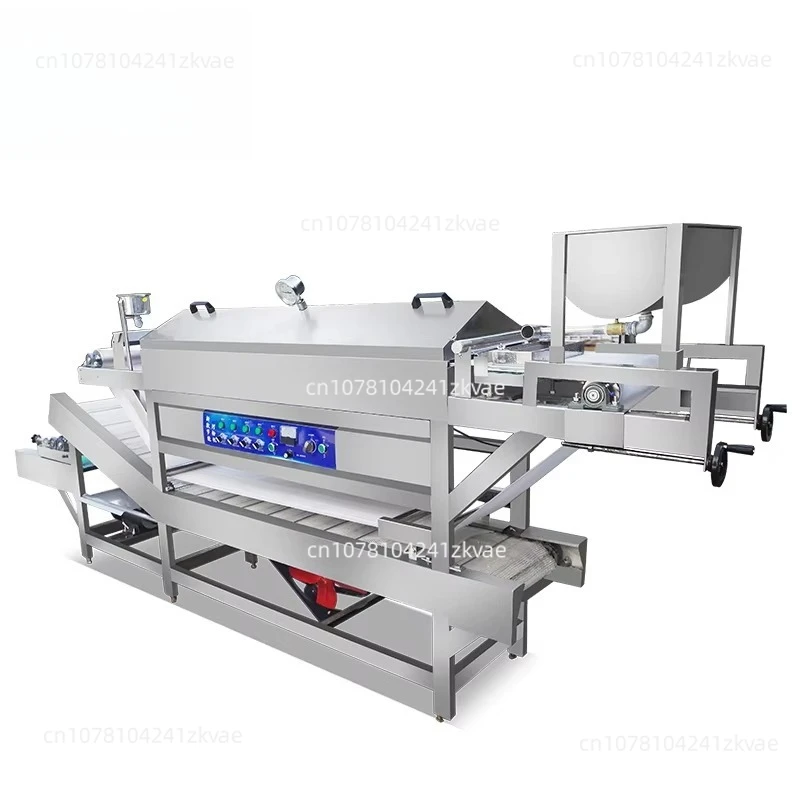 Máquina automática comercial para hacer fideos de arroz Hor Fun, máquina Industrial de fideos de arroz planos Ho Fun, máquina de fideos de arroz fresco