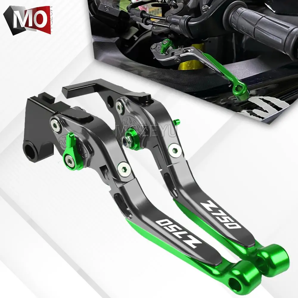 For kawasaki Z750 Z 750 2007 2008 2009 2010 2011 2012 Extendable Folding Adjustable Brake Clutch Levers Motorcycle Accessories