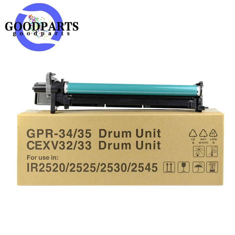 

NPG-50 51 GPR34 35 EXV-32 33 барабанный блок, совместимый с Canon IR2520 2525 2530 2545, блок изображений, копировальный аппарат, запасные части BK, 1 шт.