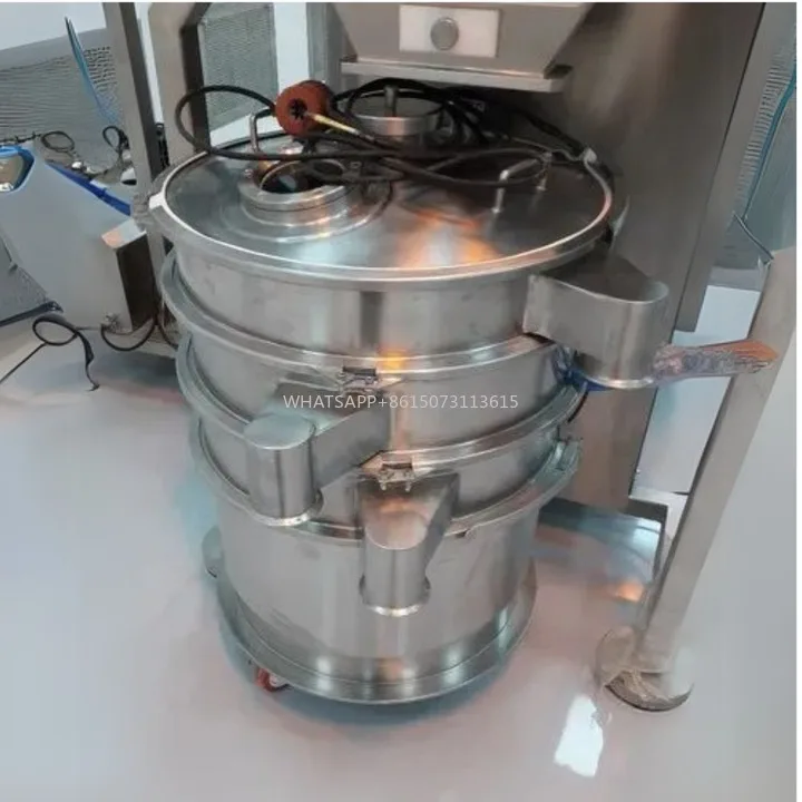 

Ultrasonic Sieving Sifter Station Machine Explosion-Proof Powder Gyratory Vibrating Screen for Metal Food Processing New Used