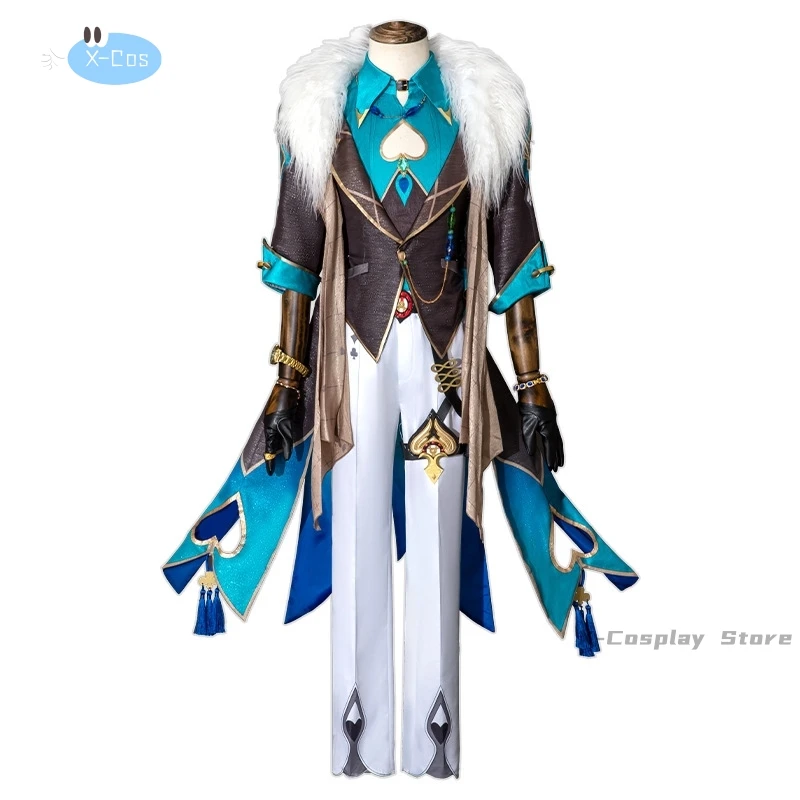 أفنتورين أنيمي تأثيري زي للبالغين ، هونكاي ستار السكك الحديدية ، تمويه رجل ، أدوتو ، أزياء هالوين نسائية