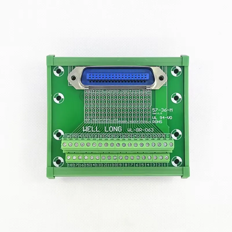 DIN Rail Mount 57 Series 36-Pin 0.085