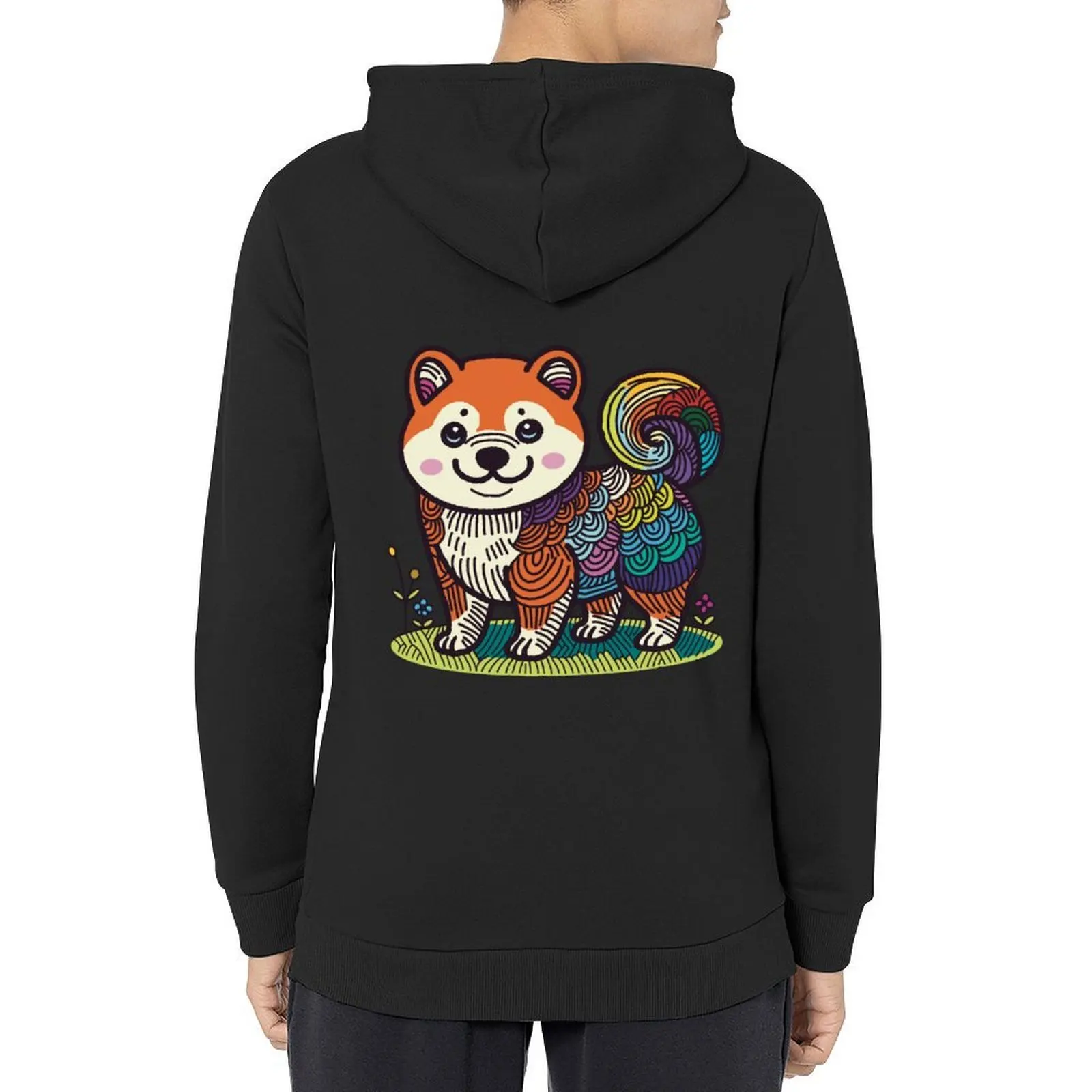 

Shiba Inu Japanese puppy dog cute pet Hoodie mens clothes autumn new products autumn autumn jacket men new hooded tee