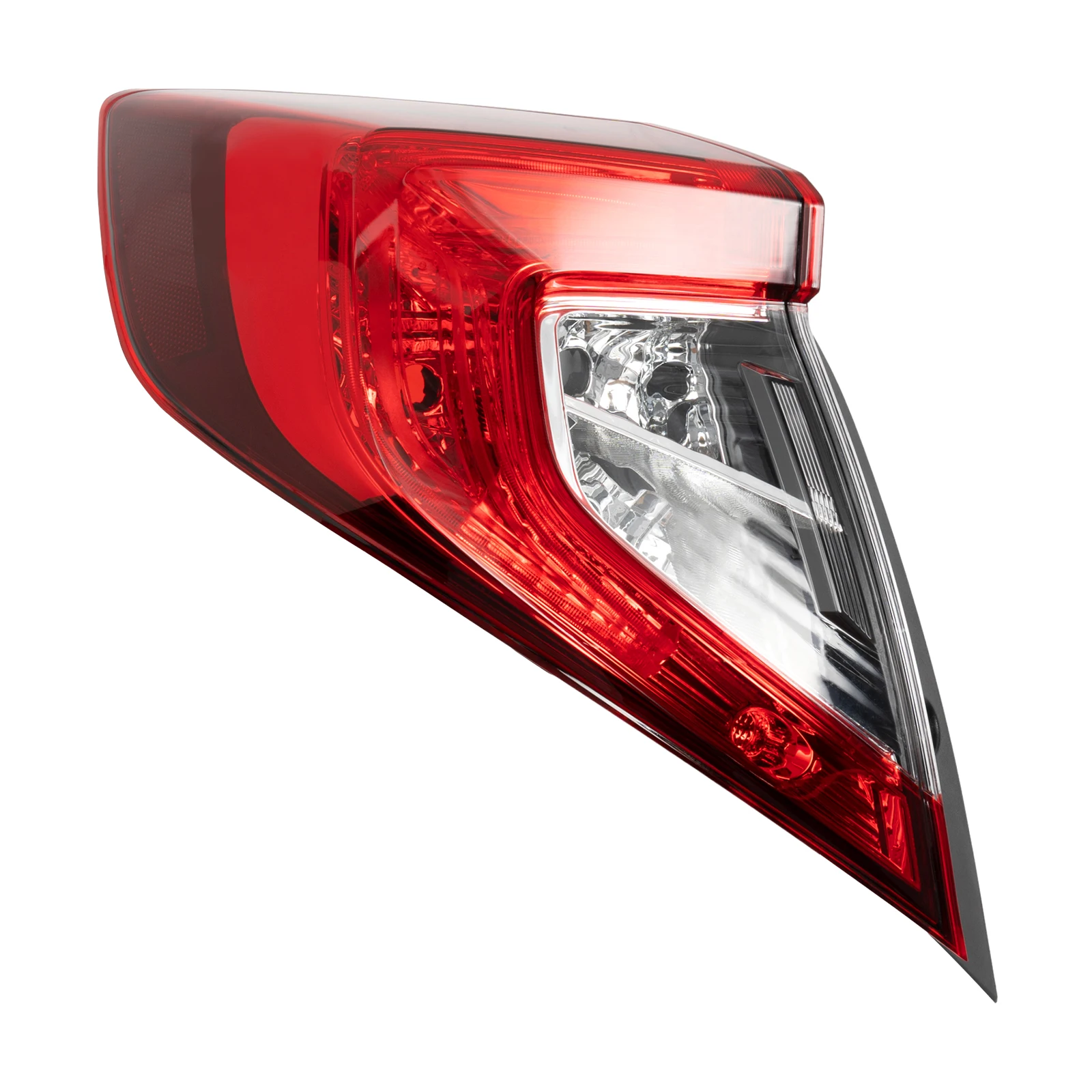 

Сменные задние фонари для Honda Civic 2016-2021, галогенные и светодиодные, прозрачные/красные линзы, черный корпус, прямой OEM, подходящий для левого и правого