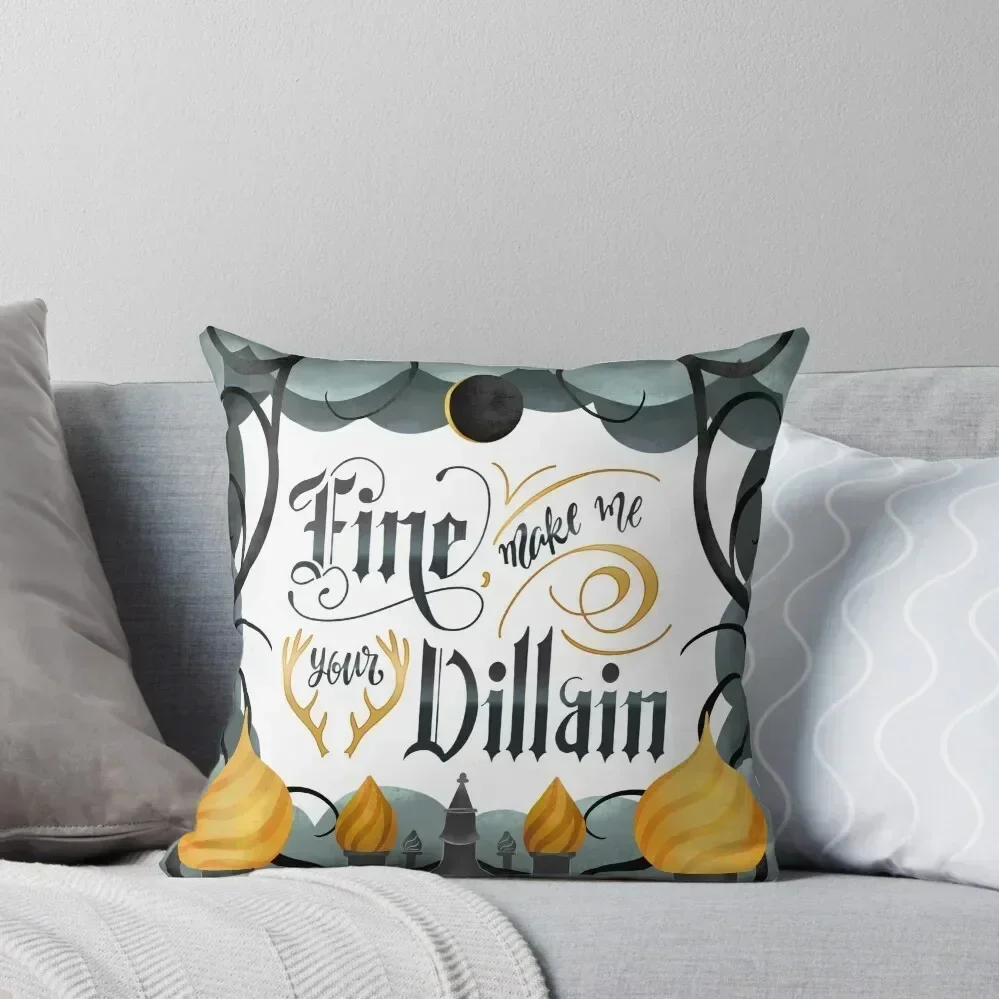 MAKE ME YOUR VILLAIN Throw Pillow Cushions For Sofa Sofa Pillow Cover pillow