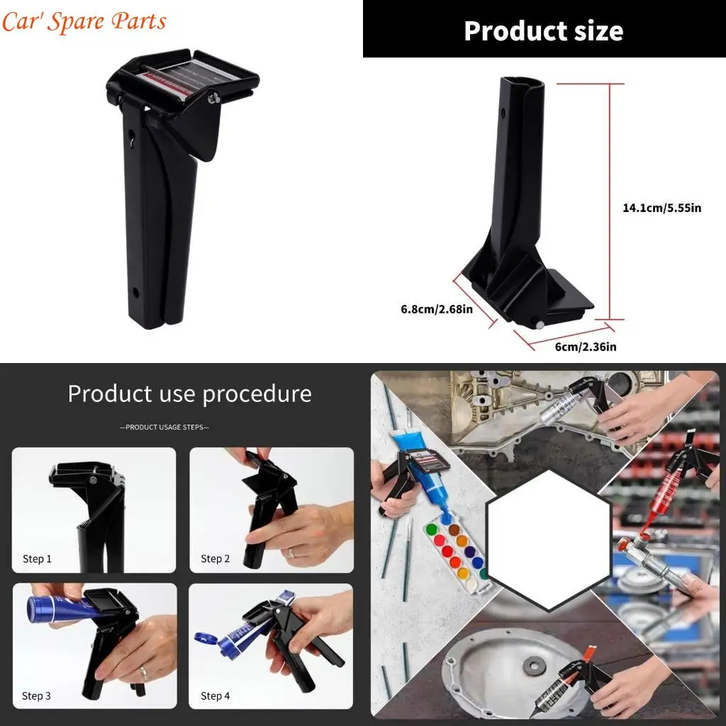 

Y4UA Tube Extrusion Tool Tube Squeeze Dispensing Tool RTV Silicone Dispenser Tube Squeezer Maximizes the Use of All Material